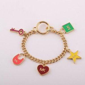 Michael Kors Enamel Glazed Star Drop Bracelet